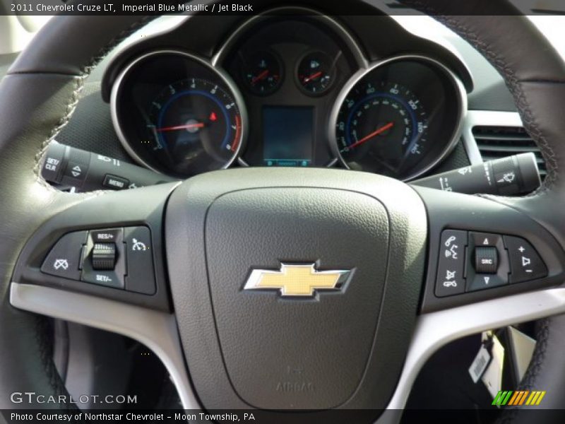 Imperial Blue Metallic / Jet Black 2011 Chevrolet Cruze LT