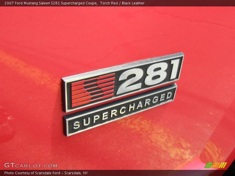 Torch Red / Black Leather 2007 Ford Mustang Saleen S281 Supercharged Coupe
