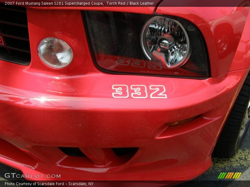 Torch Red / Black Leather 2007 Ford Mustang Saleen S281 Supercharged Coupe