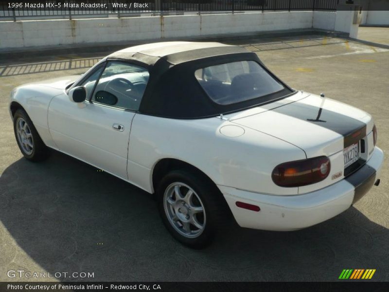 White / Black 1996 Mazda MX-5 Miata Roadster