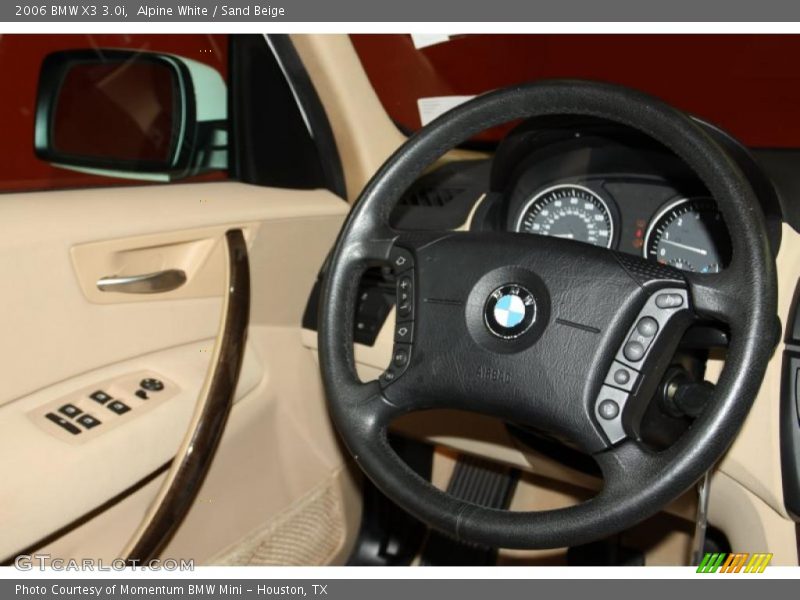 Alpine White / Sand Beige 2006 BMW X3 3.0i