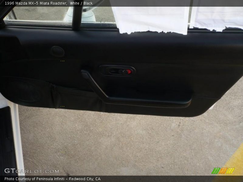 White / Black 1996 Mazda MX-5 Miata Roadster