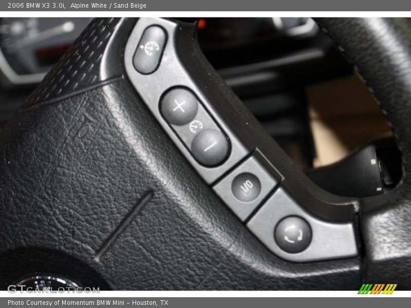 Alpine White / Sand Beige 2006 BMW X3 3.0i