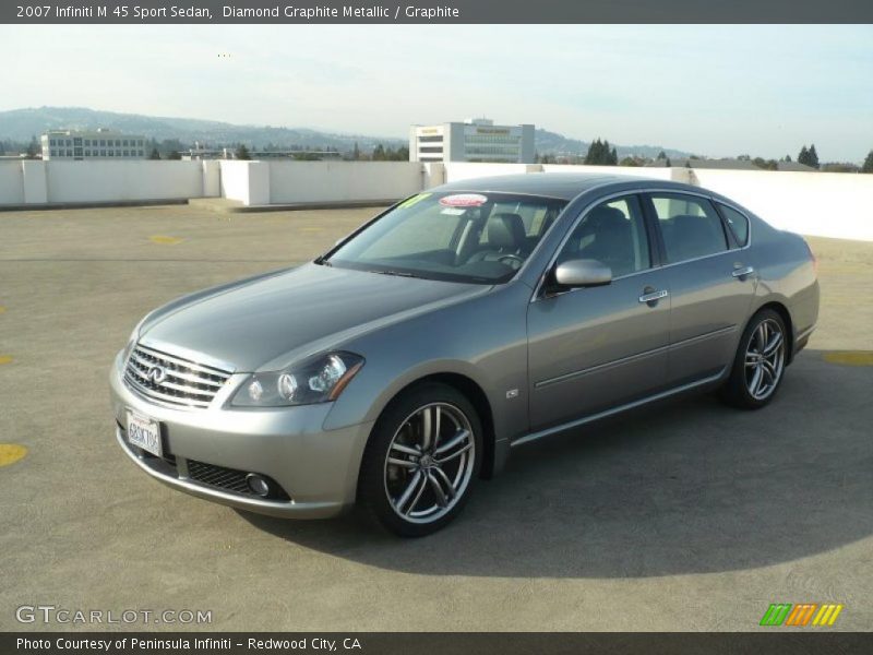 Front 3/4 View of 2007 M 45 Sport Sedan