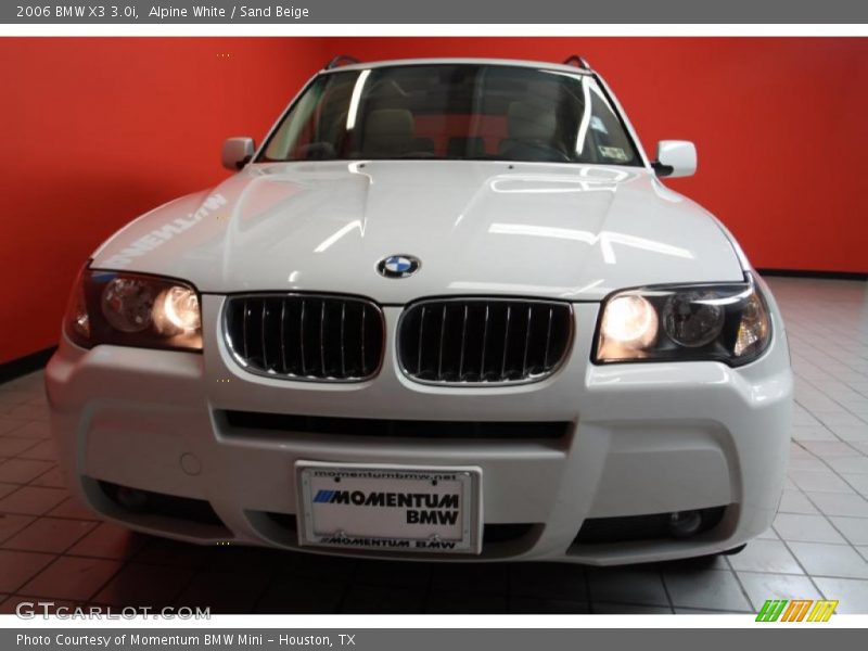 Alpine White / Sand Beige 2006 BMW X3 3.0i