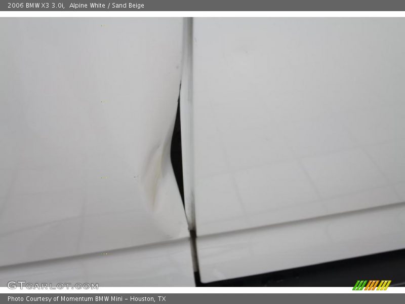 Alpine White / Sand Beige 2006 BMW X3 3.0i