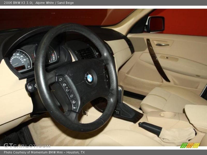 Alpine White / Sand Beige 2006 BMW X3 3.0i