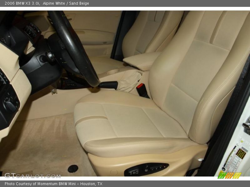 Alpine White / Sand Beige 2006 BMW X3 3.0i