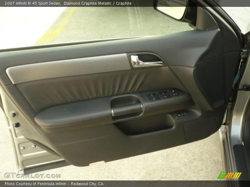 Diamond Graphite Metallic / Graphite 2007 Infiniti M 45 Sport Sedan