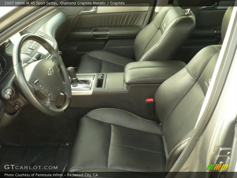  2007 M 45 Sport Sedan Graphite Interior