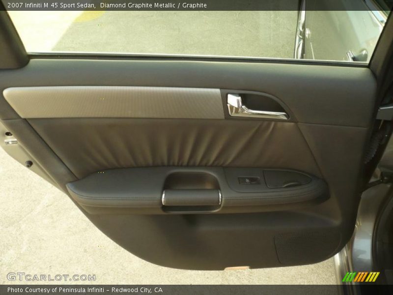 Diamond Graphite Metallic / Graphite 2007 Infiniti M 45 Sport Sedan