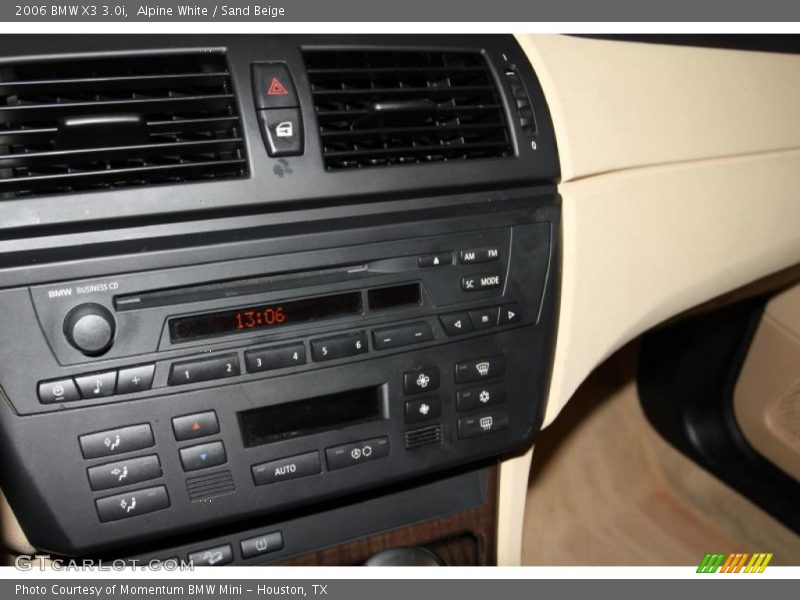 Alpine White / Sand Beige 2006 BMW X3 3.0i