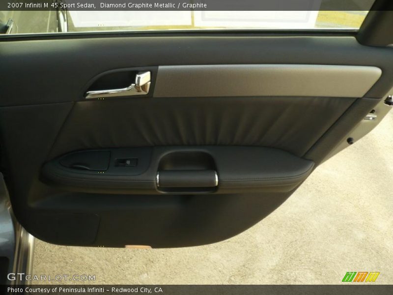 Diamond Graphite Metallic / Graphite 2007 Infiniti M 45 Sport Sedan