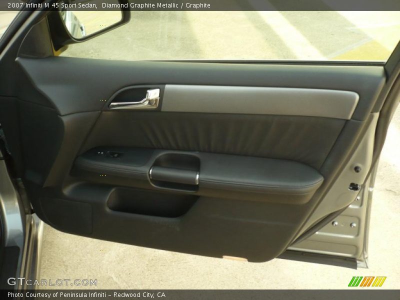 Diamond Graphite Metallic / Graphite 2007 Infiniti M 45 Sport Sedan