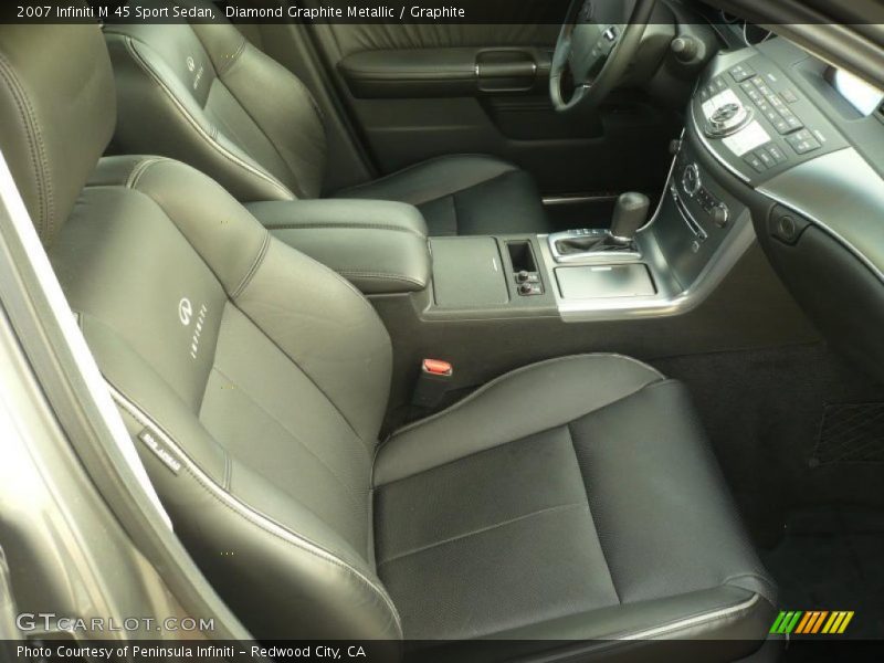 Diamond Graphite Metallic / Graphite 2007 Infiniti M 45 Sport Sedan