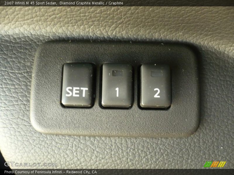 Diamond Graphite Metallic / Graphite 2007 Infiniti M 45 Sport Sedan