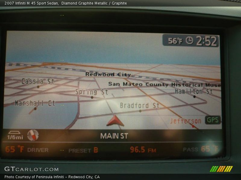 Diamond Graphite Metallic / Graphite 2007 Infiniti M 45 Sport Sedan