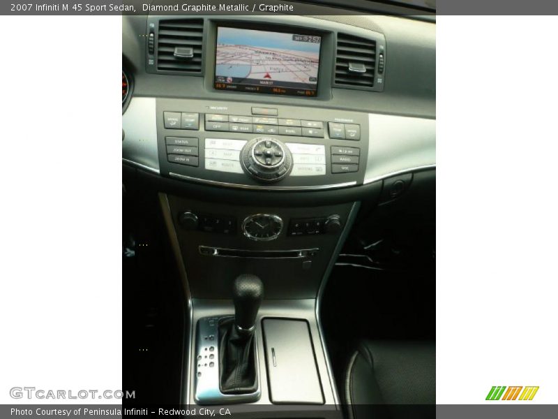 Diamond Graphite Metallic / Graphite 2007 Infiniti M 45 Sport Sedan
