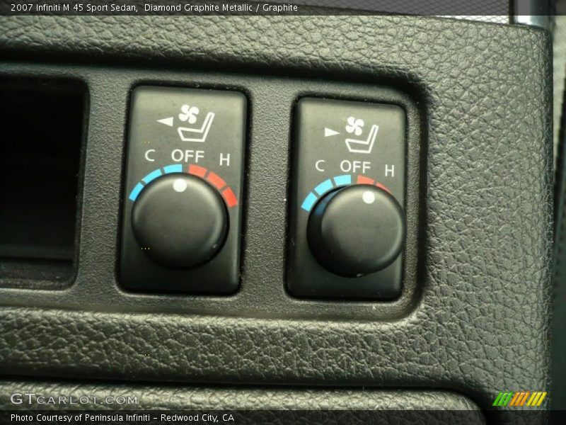 Diamond Graphite Metallic / Graphite 2007 Infiniti M 45 Sport Sedan