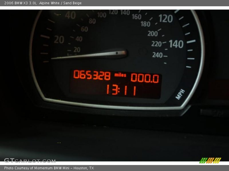 Alpine White / Sand Beige 2006 BMW X3 3.0i