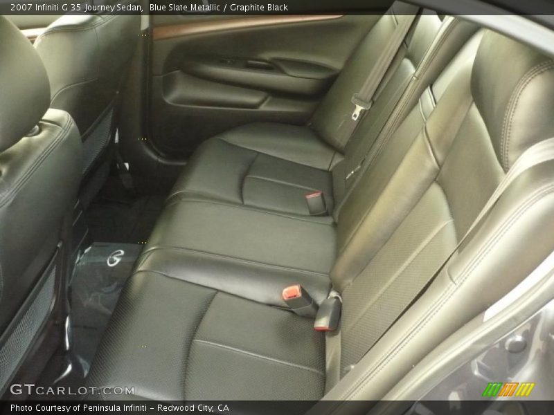 Blue Slate Metallic / Graphite Black 2007 Infiniti G 35 Journey Sedan