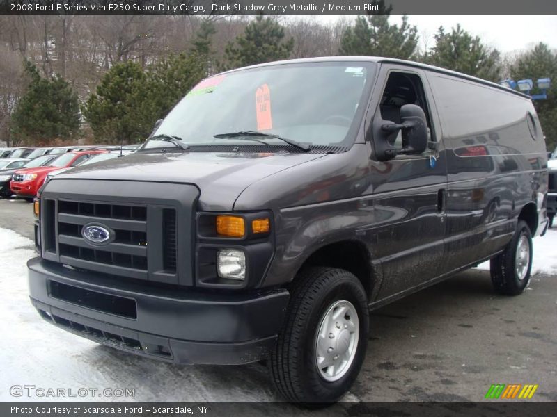 Dark Shadow Grey Metallic / Medium Flint 2008 Ford E Series Van E250 Super Duty Cargo