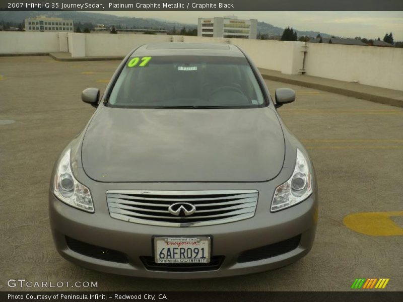 Platinum Graphite Metallic / Graphite Black 2007 Infiniti G 35 Journey Sedan