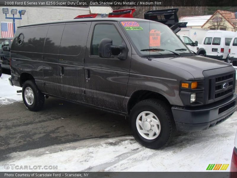 Dark Shadow Grey Metallic / Medium Flint 2008 Ford E Series Van E250 Super Duty Cargo