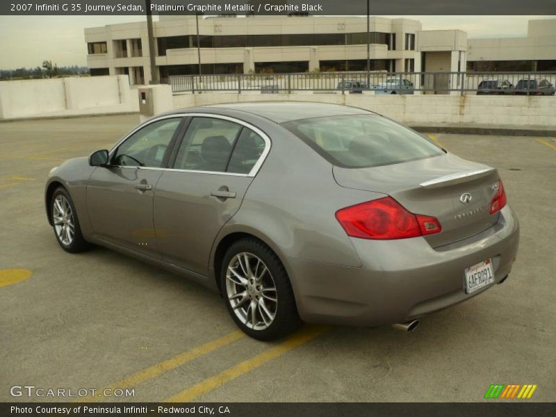 Platinum Graphite Metallic / Graphite Black 2007 Infiniti G 35 Journey Sedan