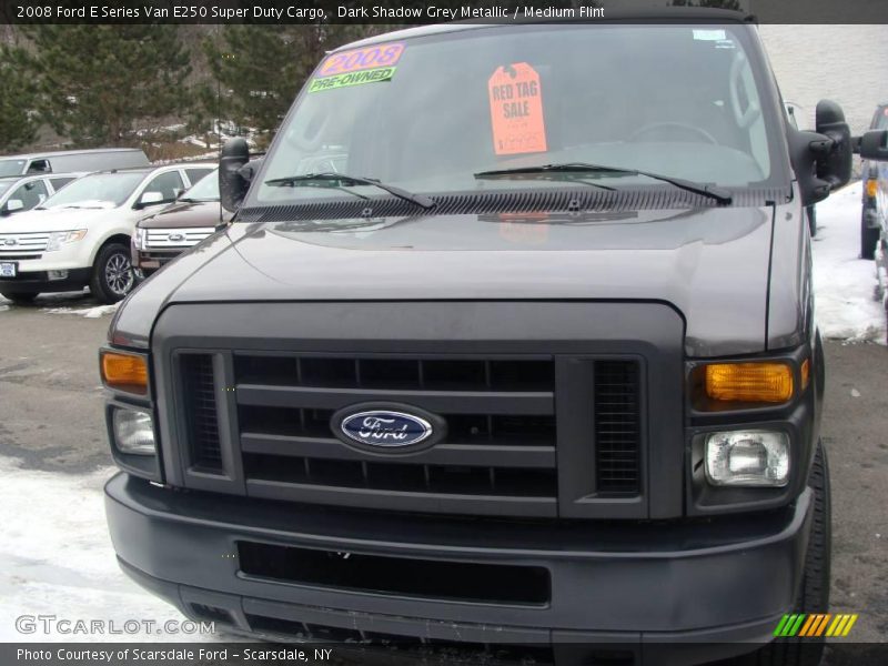 Dark Shadow Grey Metallic / Medium Flint 2008 Ford E Series Van E250 Super Duty Cargo