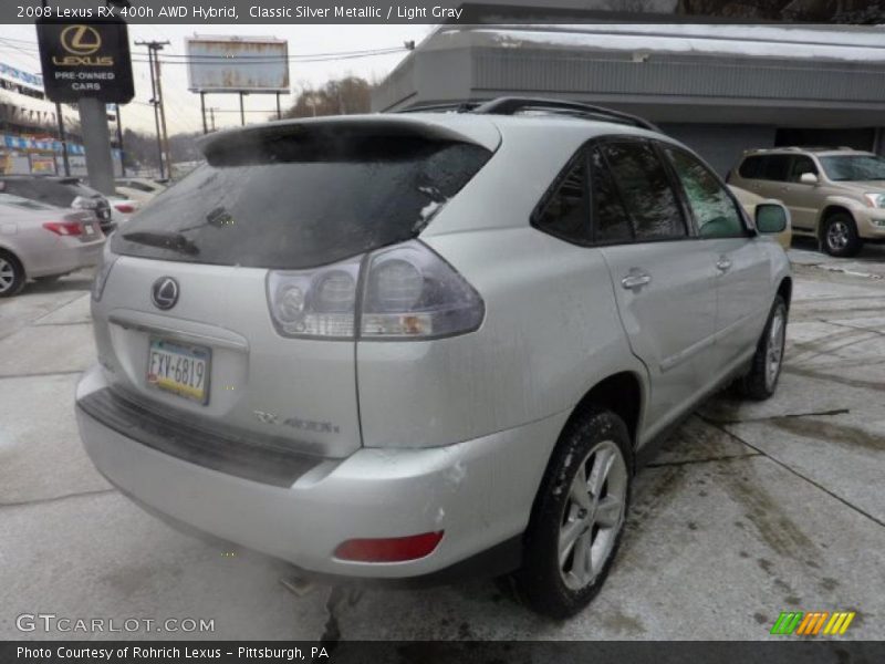 Classic Silver Metallic / Light Gray 2008 Lexus RX 400h AWD Hybrid