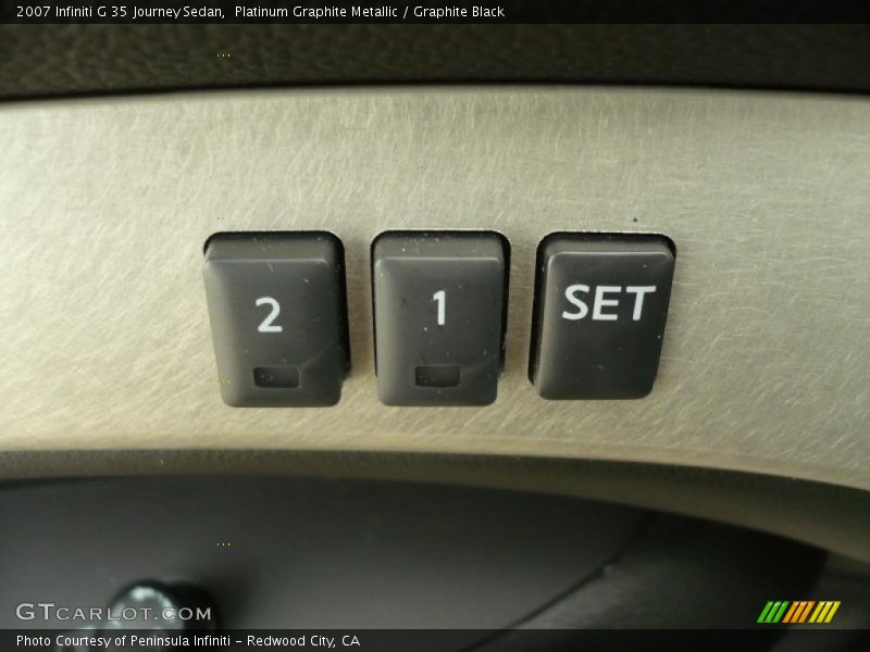 Platinum Graphite Metallic / Graphite Black 2007 Infiniti G 35 Journey Sedan