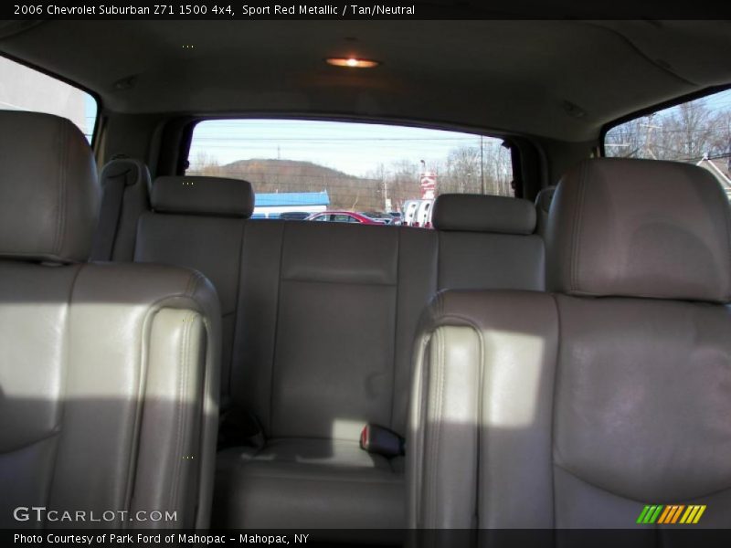 Sport Red Metallic / Tan/Neutral 2006 Chevrolet Suburban Z71 1500 4x4