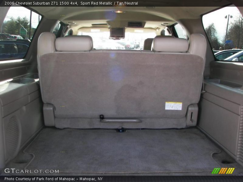 Sport Red Metallic / Tan/Neutral 2006 Chevrolet Suburban Z71 1500 4x4
