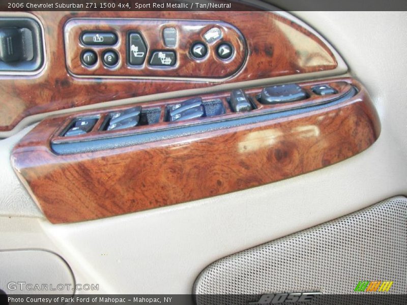 Controls of 2006 Suburban Z71 1500 4x4