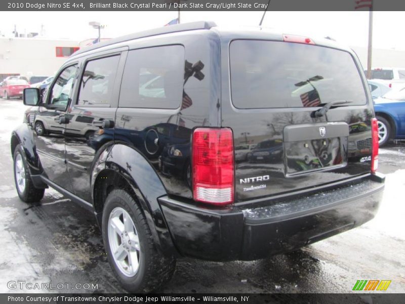 Brilliant Black Crystal Pearl / Dark Slate Gray/Light Slate Gray 2010 Dodge Nitro SE 4x4