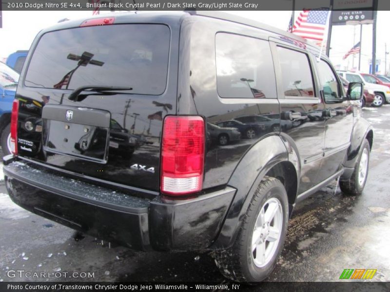 Brilliant Black Crystal Pearl / Dark Slate Gray/Light Slate Gray 2010 Dodge Nitro SE 4x4