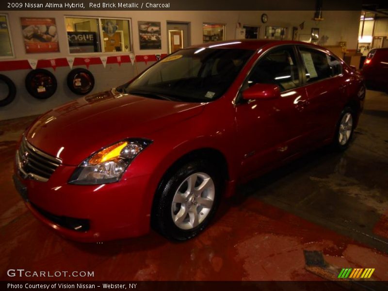 Red Brick Metallic / Charcoal 2009 Nissan Altima Hybrid