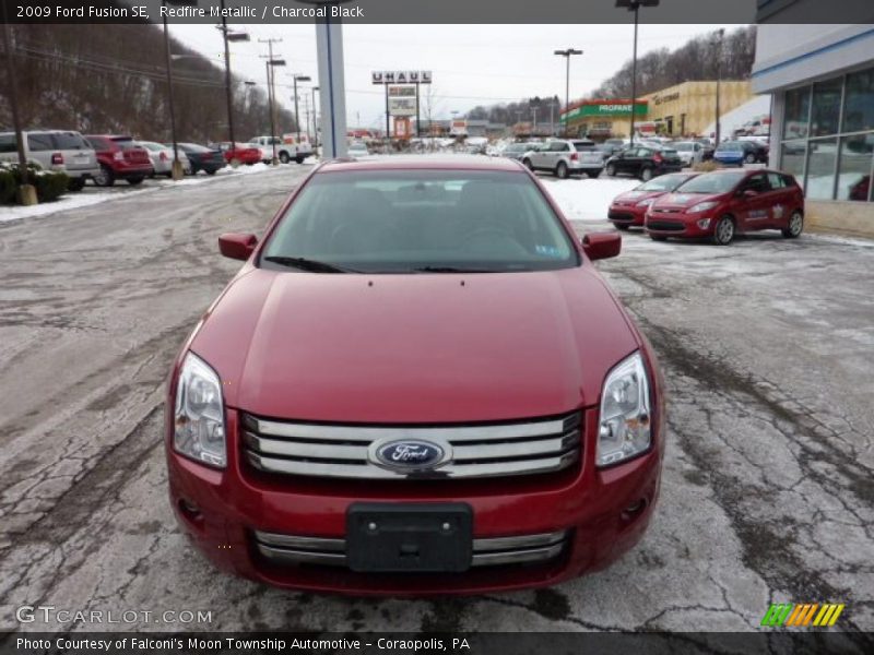 Redfire Metallic / Charcoal Black 2009 Ford Fusion SE