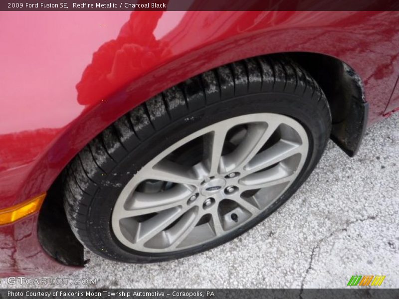 Redfire Metallic / Charcoal Black 2009 Ford Fusion SE