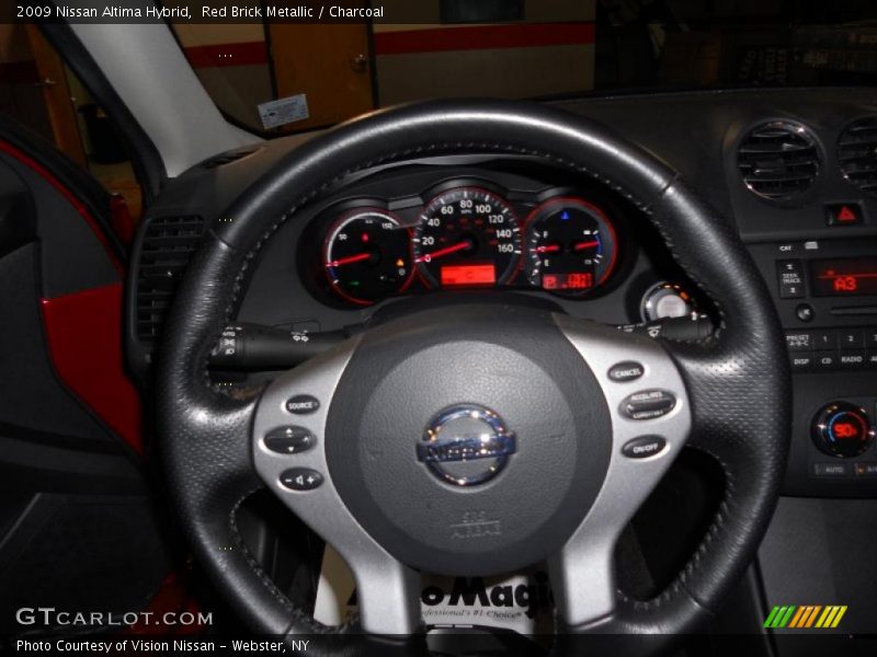 Red Brick Metallic / Charcoal 2009 Nissan Altima Hybrid