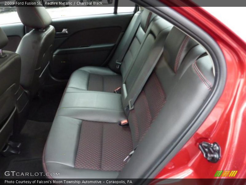 Redfire Metallic / Charcoal Black 2009 Ford Fusion SE