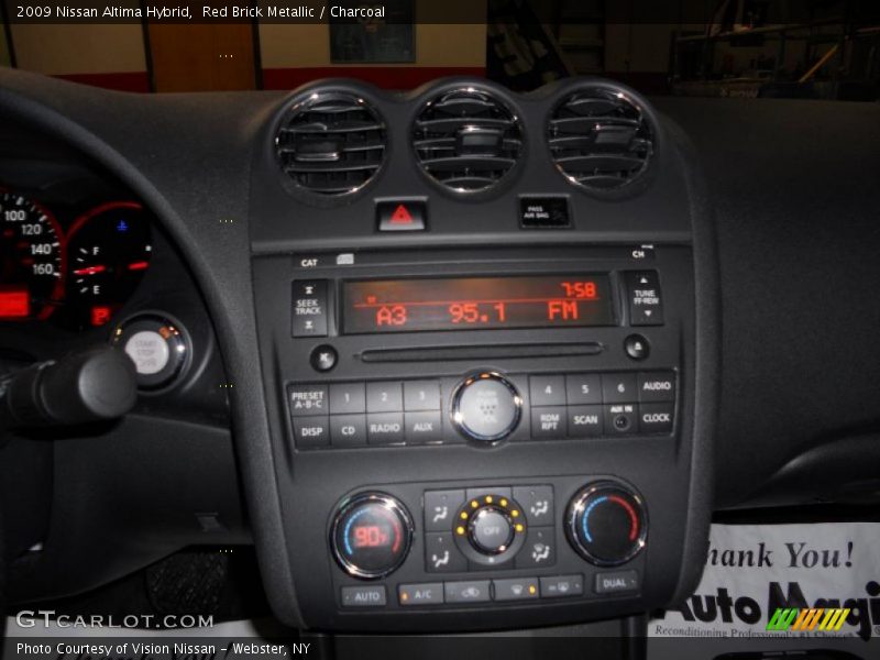 Red Brick Metallic / Charcoal 2009 Nissan Altima Hybrid