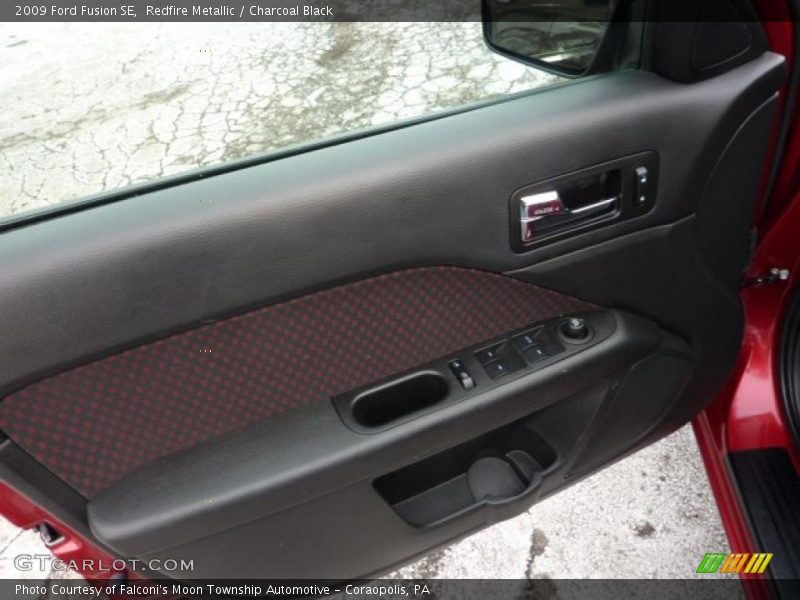 Redfire Metallic / Charcoal Black 2009 Ford Fusion SE