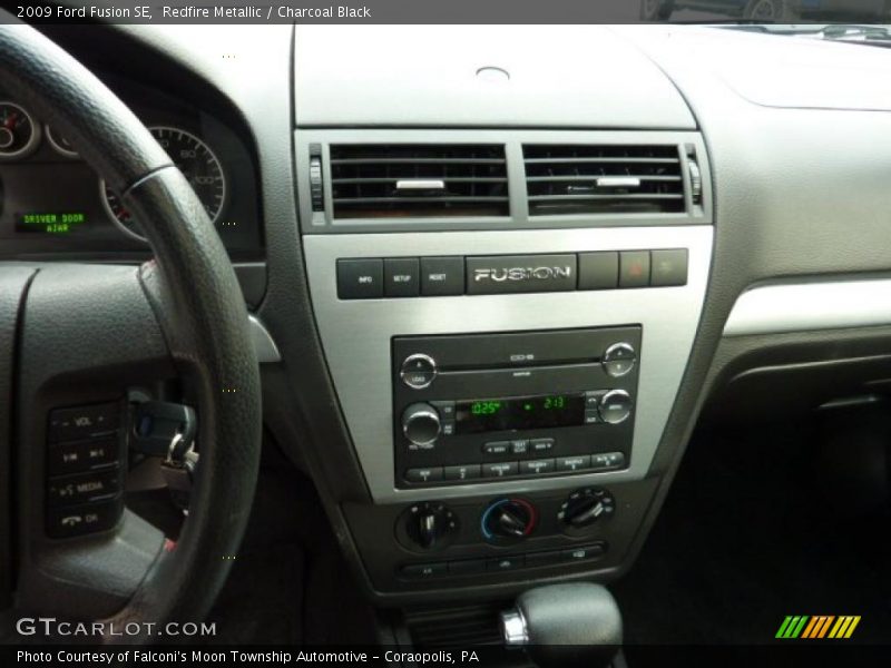 Redfire Metallic / Charcoal Black 2009 Ford Fusion SE
