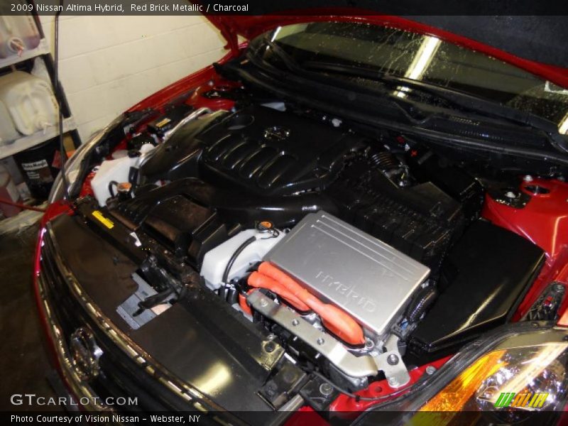 Red Brick Metallic / Charcoal 2009 Nissan Altima Hybrid