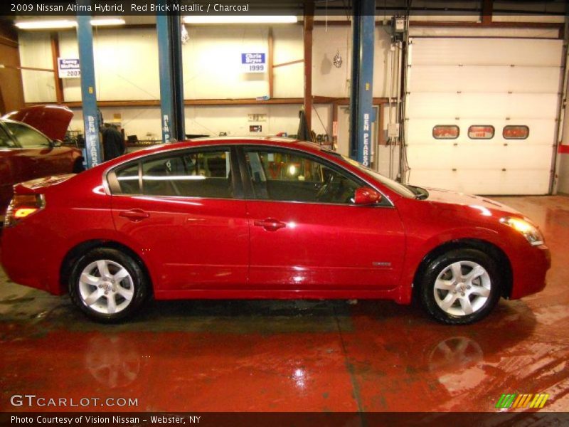 Red Brick Metallic / Charcoal 2009 Nissan Altima Hybrid