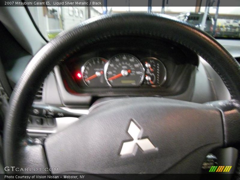 Liquid Silver Metallic / Black 2007 Mitsubishi Galant ES