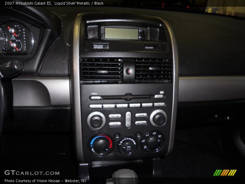 Liquid Silver Metallic / Black 2007 Mitsubishi Galant ES