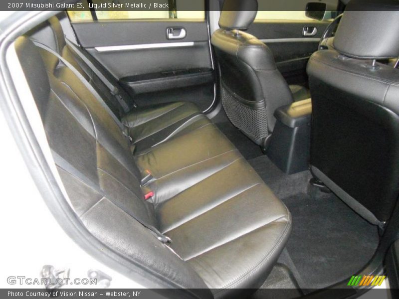 Liquid Silver Metallic / Black 2007 Mitsubishi Galant ES